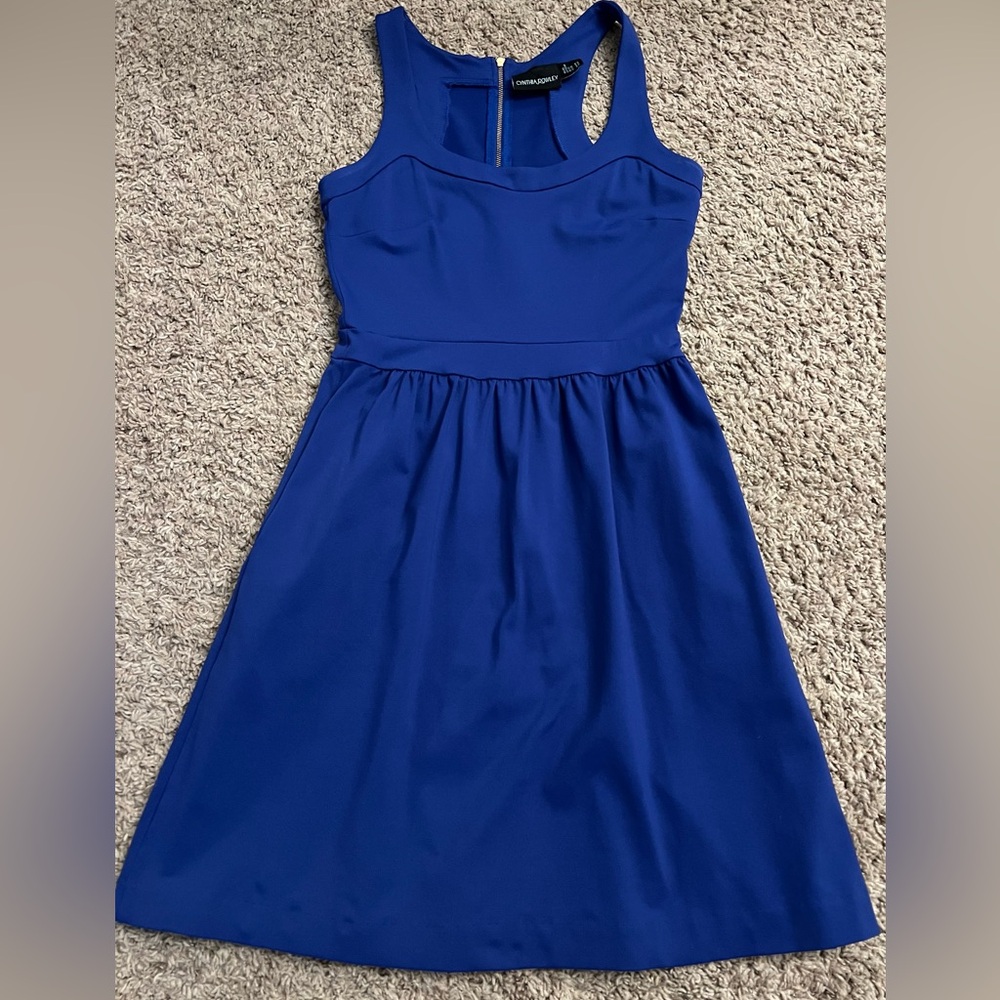 Cynthia Rowley royal blue, sleeveless dress. XS